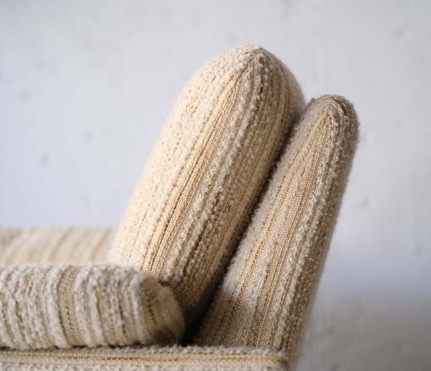 丹麥單人布沙發