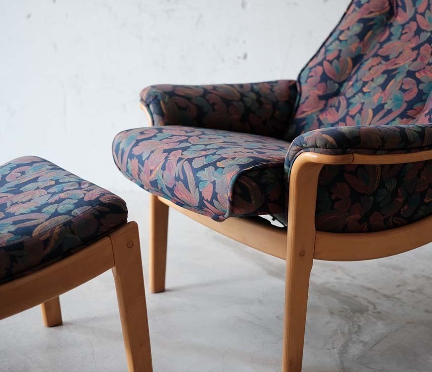 丹麥高背老件沙發含椅凳 丹麥高背老件沙發含椅凳