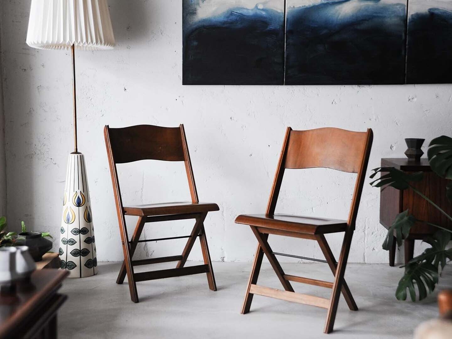 Bramin 丹麥老件櫸木折疊椅