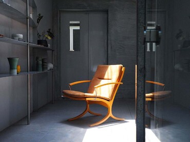 Mogens Hansen 丹麥櫸木皮革休閒椅 Mogens Hansen 丹麥櫸木皮革休閒椅