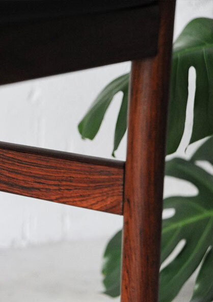 丹麥玫瑰木長凳