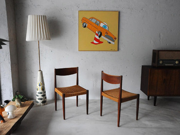 Poul M. Volther 丹麥柚木紙纖椅 Poul M. Volther 丹麥柚木紙纖椅