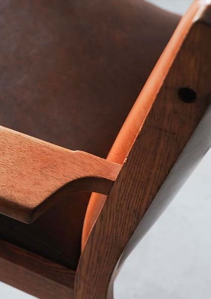 橡木休閒扶手椅 丹麥休閒扶手椅