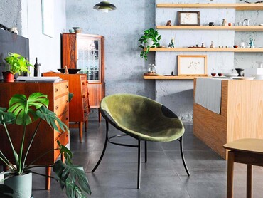 德國老件軍綠色麂皮鋼管椅 德國老件軍綠色麂皮鋼管椅