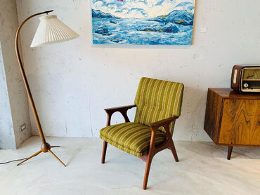 丹麥柚木高背扶手椅 高雄丹麥扶手椅