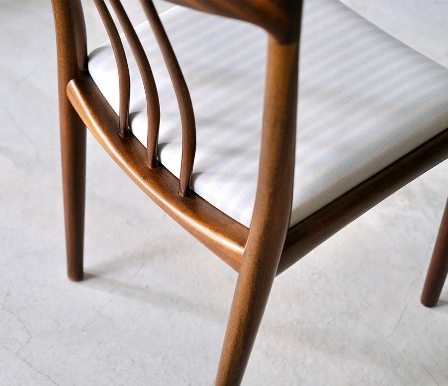 丹麥老件桃花心木餐椅