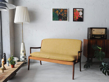 丹麥桃花心木雙人沙發 Ole Wanscher 丹麥桃花心木雙人沙發 Ole Wanscher