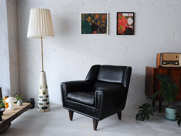 丹麥皮革扶手椅 丹麥皮革扶手椅