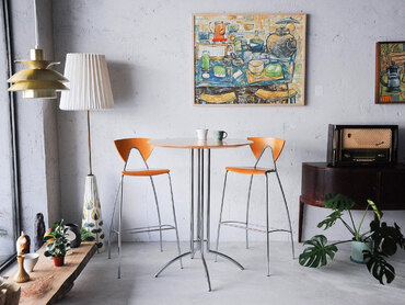 丹麥櫸木吧檯桌椅 丹麥櫸木吧檯桌椅