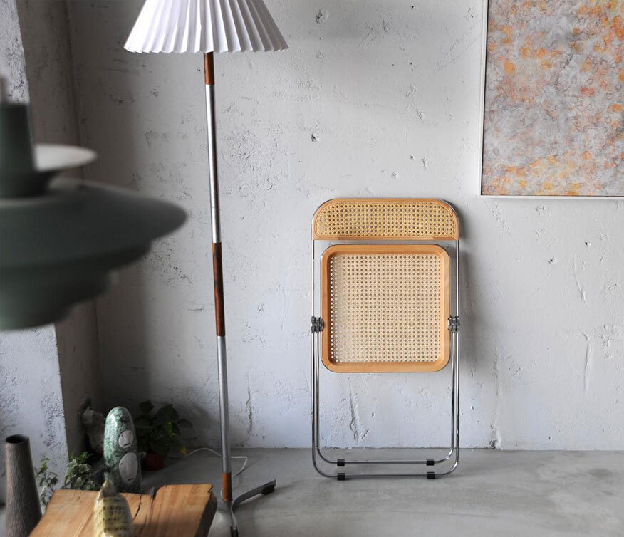 Plia cane chair