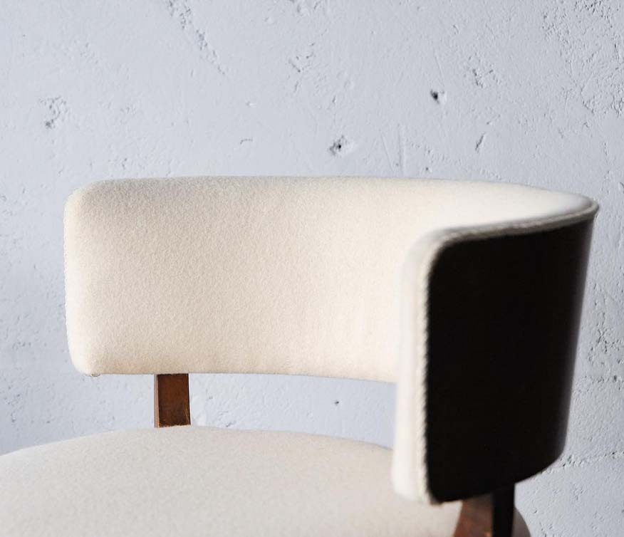 丹麥櫸木矮單椅