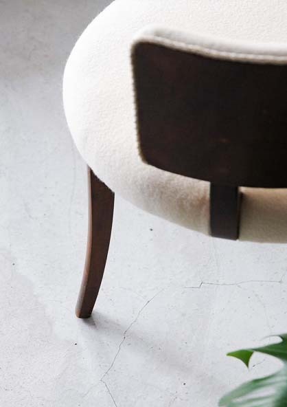 櫸木單人矮單椅