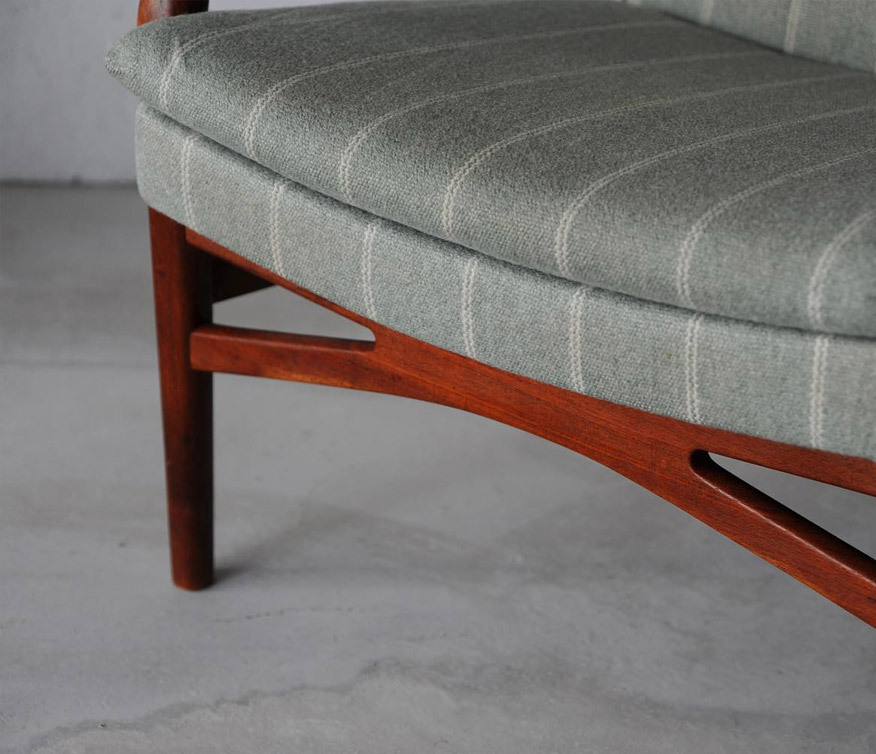 丹麥柚木高背休閒椅 丹麥柚木高背休閒椅