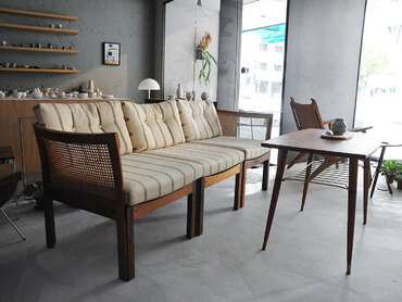 丹麥玫瑰木三人座沙發 Illum Wikkelsø 丹麥扶手沙發 Illum Wikkelsø