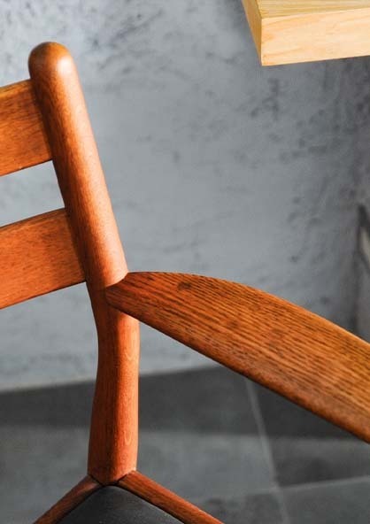 老件柚木扶手餐椅 老件柚木扶手餐椅