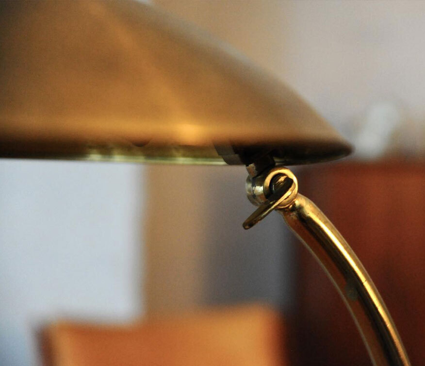 德國包浩斯黃銅檯燈