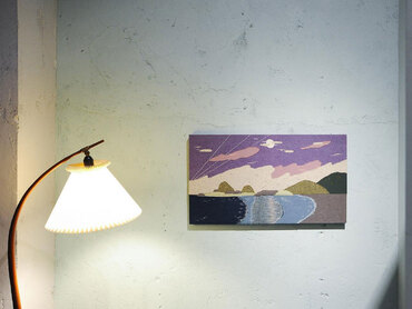 吹著海風，望向長濱的海邊