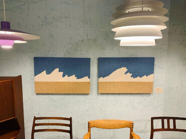 休耕後的稻田與藍天白雲