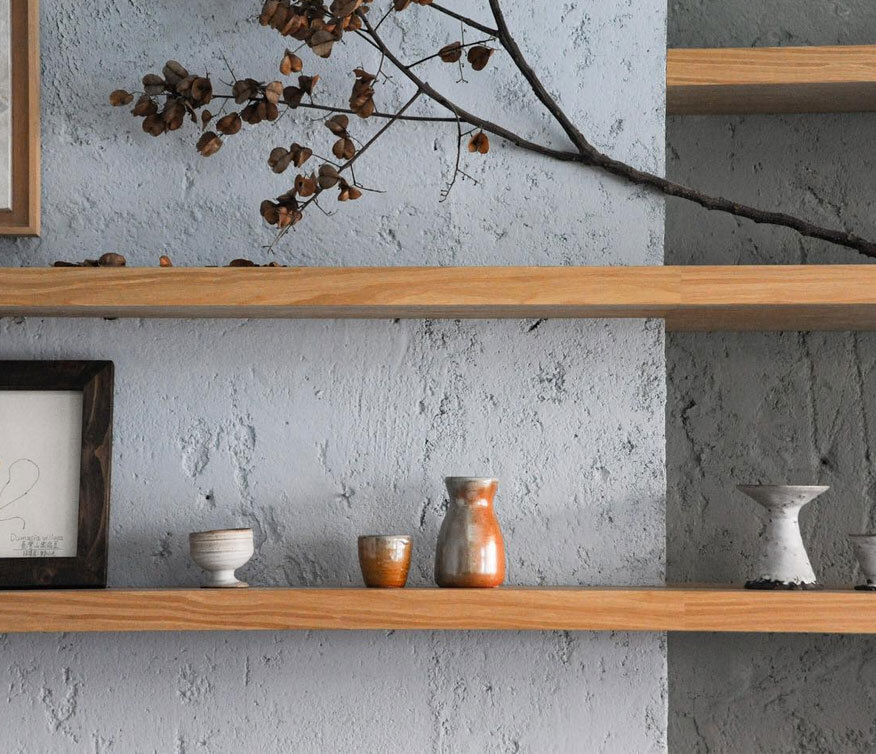 米白色酒器&柴燒酒器