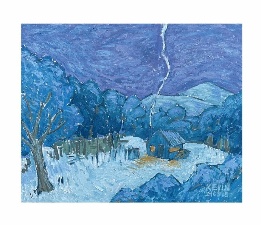 黃郅詠順其自然畫展