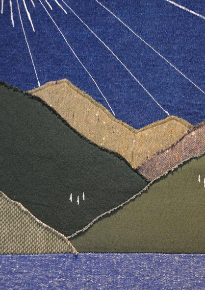 陳聽聽布畫夜晚的海岸山脈月亮一直都在 夜晚的海岸山脈月亮一直都在