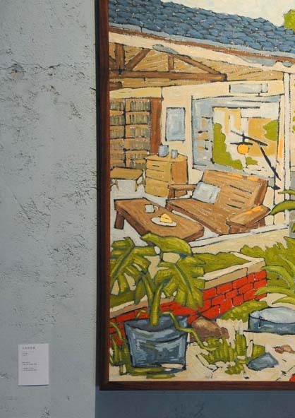 台南咖啡館畫展