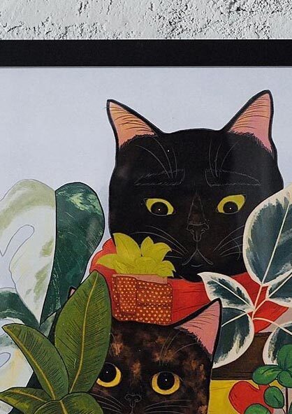 冬_取暖插畫作品