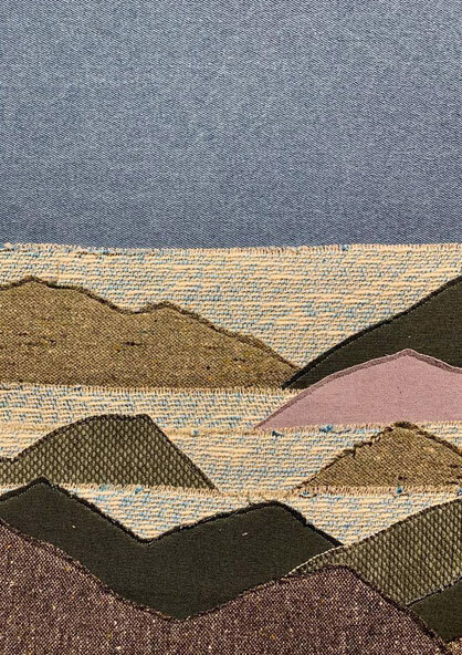 陳聽聽布畫 鳶嘴山