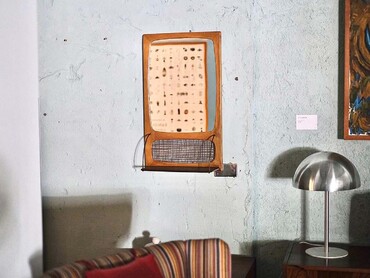 丹麥老件壁掛鏡