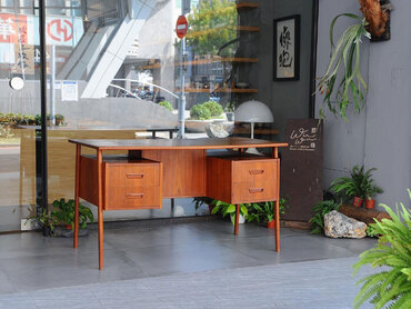 丹麥雙面書桌 丹麥雙面書桌