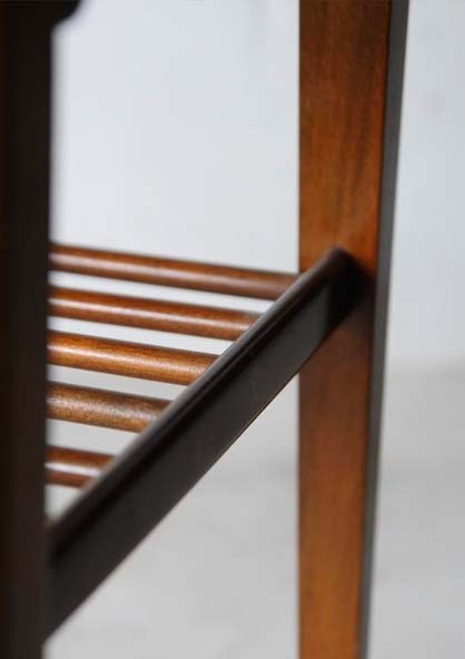 桃花心木雙層邊桌 桃花心木雙層邊桌