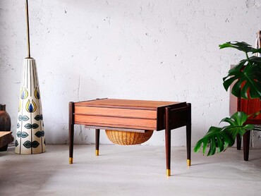 丹麥玫瑰木針織桌