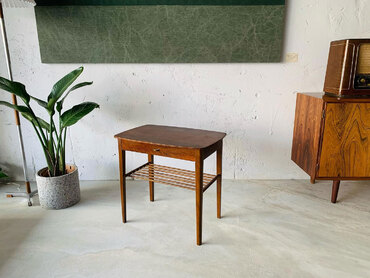 丹麥桃花心木邊桌 桃花心木邊桌