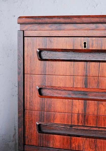 玫瑰木雙面書桌