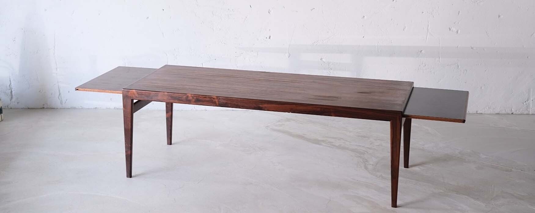 丹麥玫瑰木老件延伸桌 丹麥玫瑰木老件延伸桌