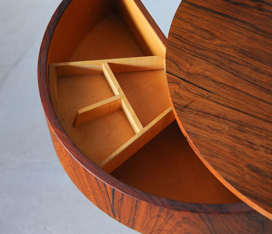 圓型玫瑰木茶几 圓型玫瑰木茶几