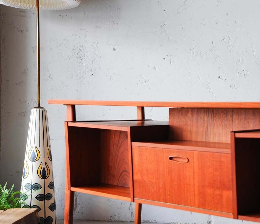 丹麥柚木獨立式書桌 丹麥柚木獨立式書桌