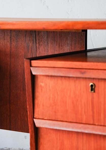 丹麥柚木獨立式書桌 丹麥柚木獨立式書桌