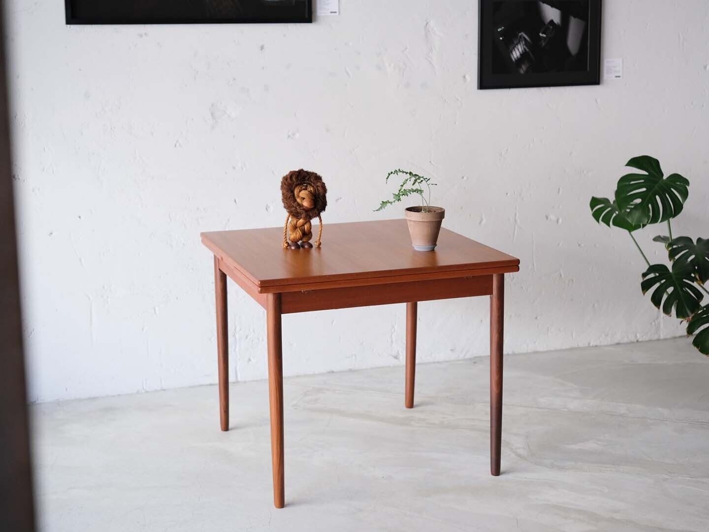 丹麥柚木老件延伸餐桌