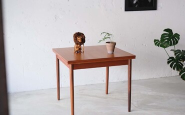 丹麥柚木老件延伸餐桌