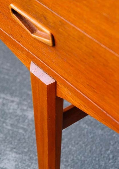 老件柚木延伸書桌