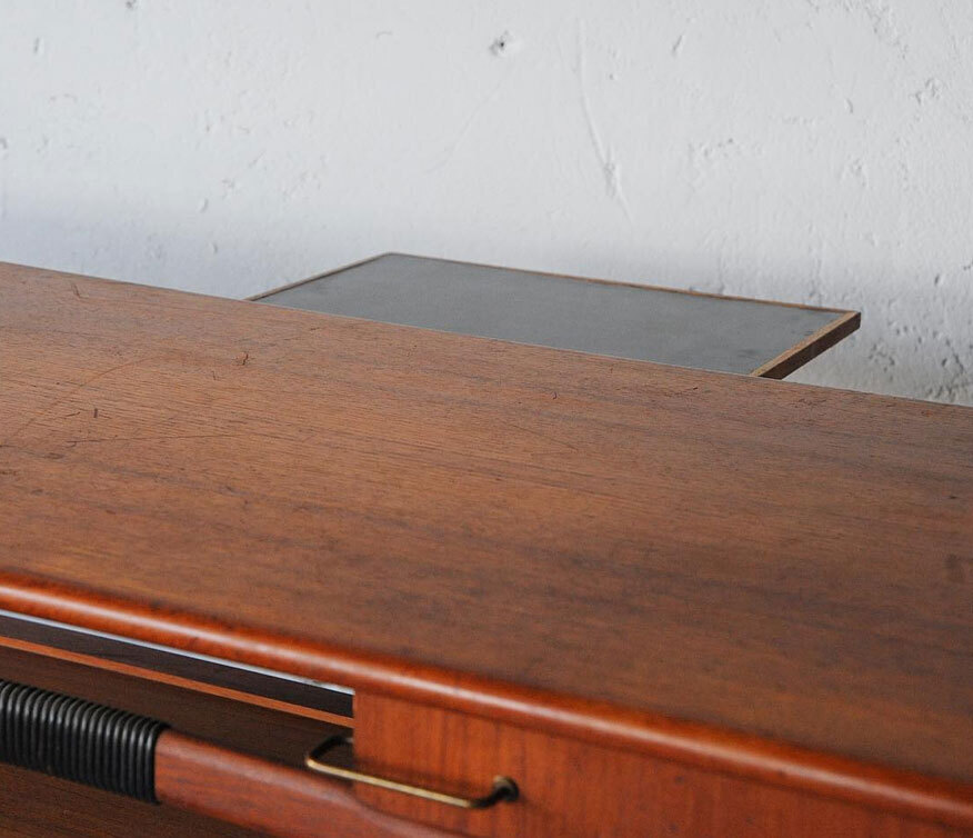 柚木老藤咖啡桌