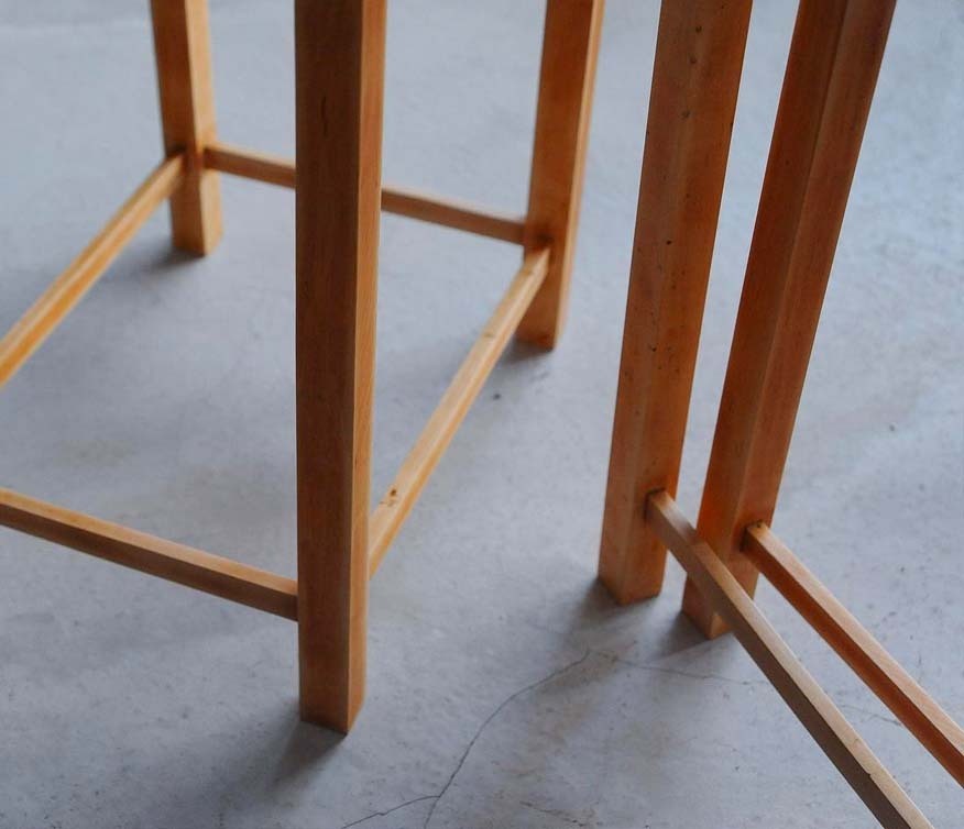 丹麥磁磚子母桌