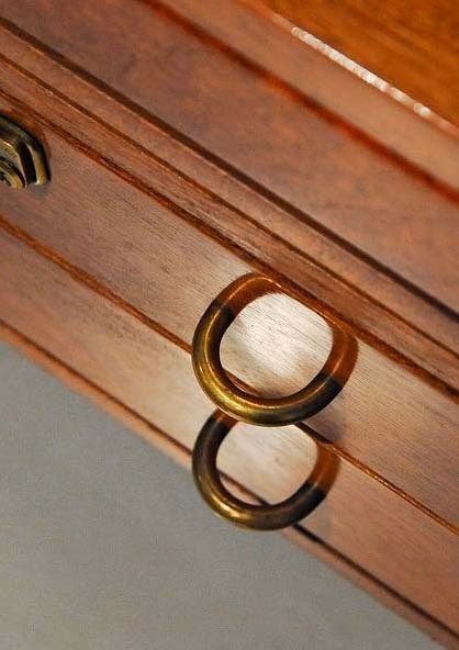 丹麥桃花心木書桌