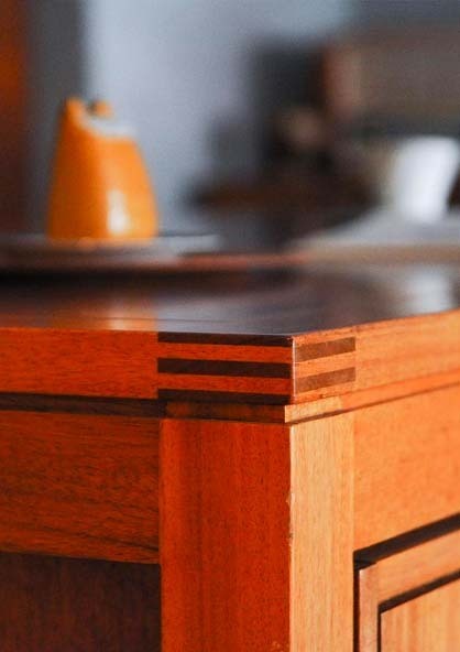 丹麥桃花心木書桌