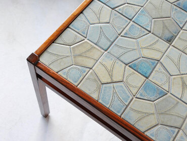 丹麥玫瑰木磁磚茶几 丹麥玫瑰木磁磚茶几