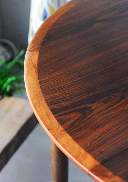 玫瑰木圓形蝴蝶桌 玫瑰木圓形蝴蝶桌