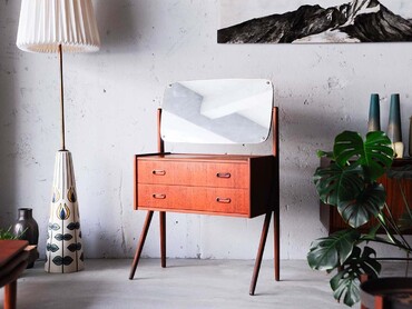 丹麥柚木梳妝桌 丹麥柚木梳妝桌