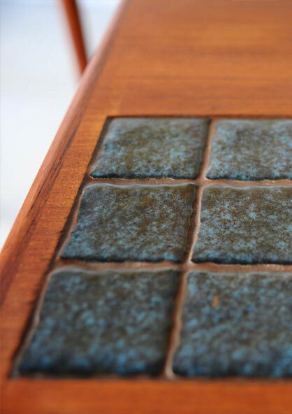 丹麥磁磚子母桌