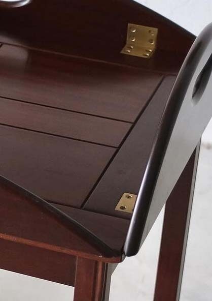 桃花心木托盤茶几